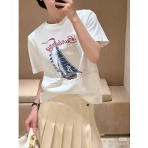 버버리 레터 로고 프린트 반팔 (해외배송)