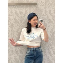 디올 타월 자수 반팔 (해외배송)