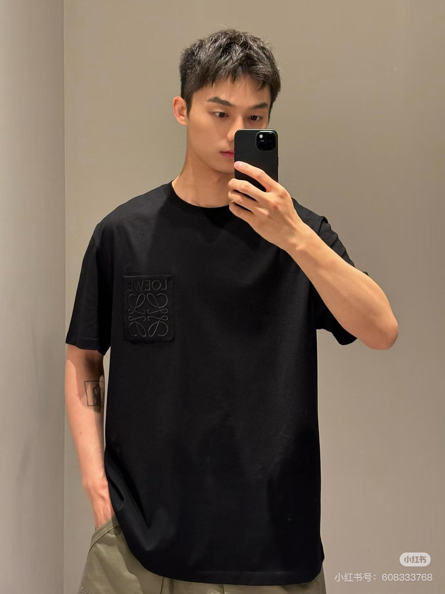 로에베 라운드넥 반팔 (해외배송)