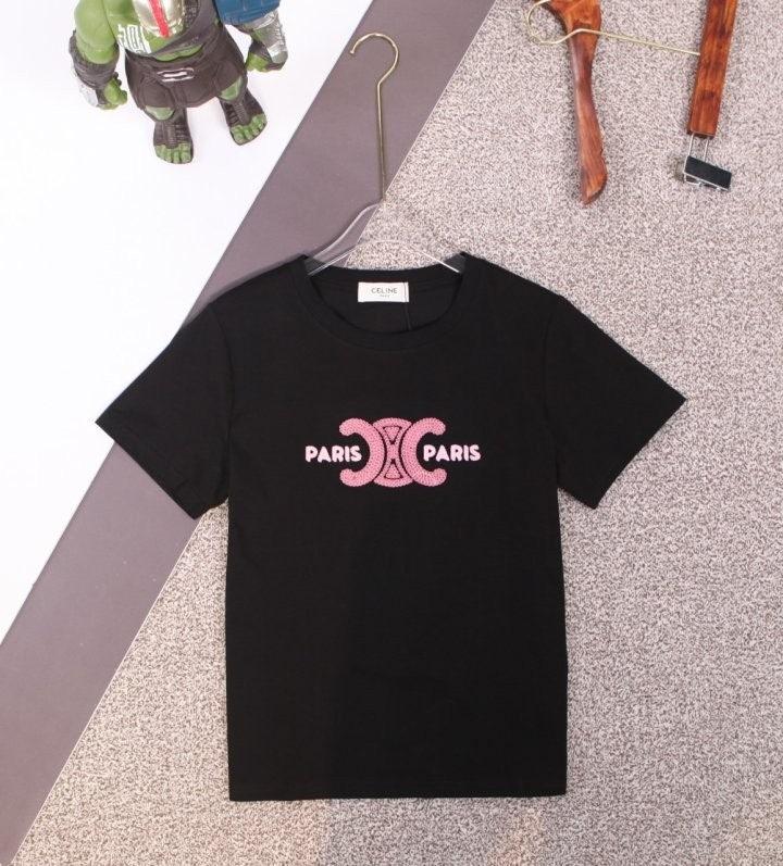 셀린느 빅로고 자수 뽀그리패치 반팔 (국내배송)