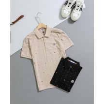 몽클레어 블랙 로고패치 폴로 반팔 (국내배송)