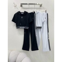 디올 여성 트랙반팔 져지 트레이닝 세트 (국내배송)