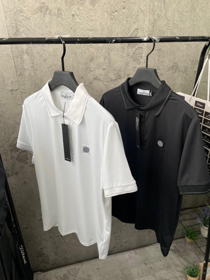 스톤아일랜드 스티치 카라 반팔 (국내배송)
