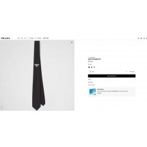 프라다 리나일론 개버딘 타이 블랙 (국내배송)