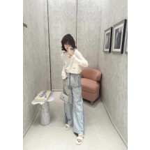 디올 플라워 캐주얼 팬츠 (해외배송)