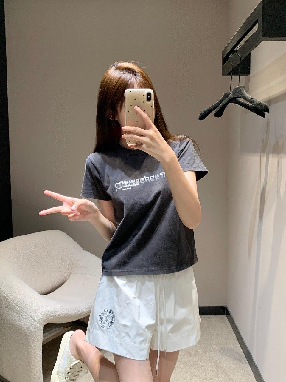 알렉산더왕 레터링 라운드넥 반팔 (해외배송)