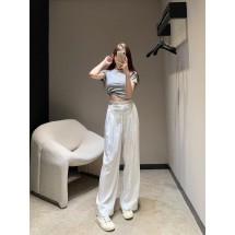 알렉산더왕 플리츠 드로스트링 와이드 레그 팬츠 (해외배송)