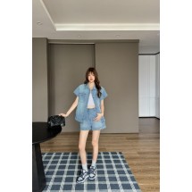 디올 벌 데님 반팔 재킷 (해외배송)