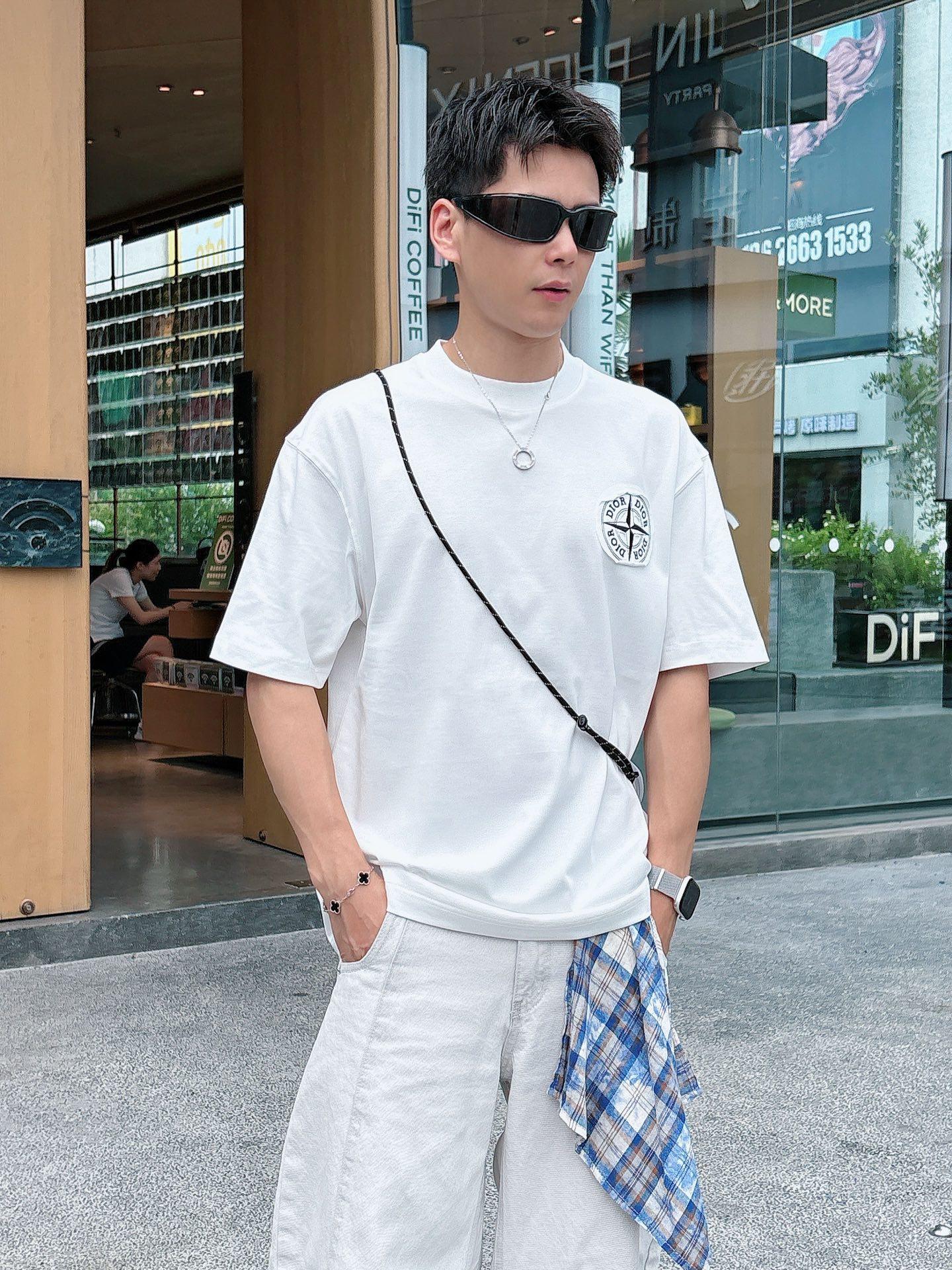 디올 x 스톤아일랜드 콜라보 반팔 (해외배송)