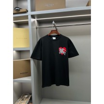 버버리 하트 승마 기사 로고 코튼 반팔 (해외배송)