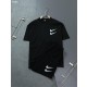 나이키 더블 스우시 반팔 티셔츠 & 반바지 오버핏 세트 (국내배송)
