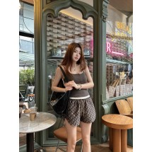 디올 플라워 캐주얼 반바지 (해외배송)