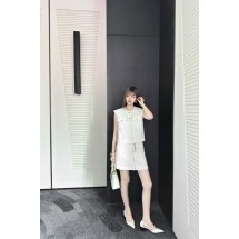 루이비통 클래식 자카드 데님 스커트 (해외배송)