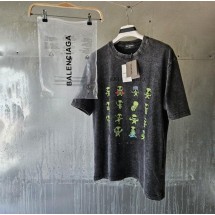 발렌시아가 피그먼트 워싱 티셔츠 (국내배송)