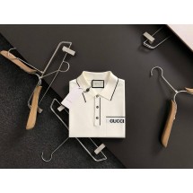 구찌 신상 라인넥포인트 레터링로고 쿨니트 카라티 (국내배송)