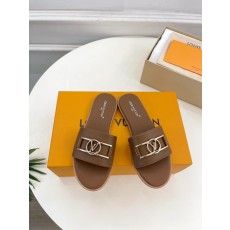 루이비통 LV 메탈 롱 버클 플랫 샌들 (해외배송)