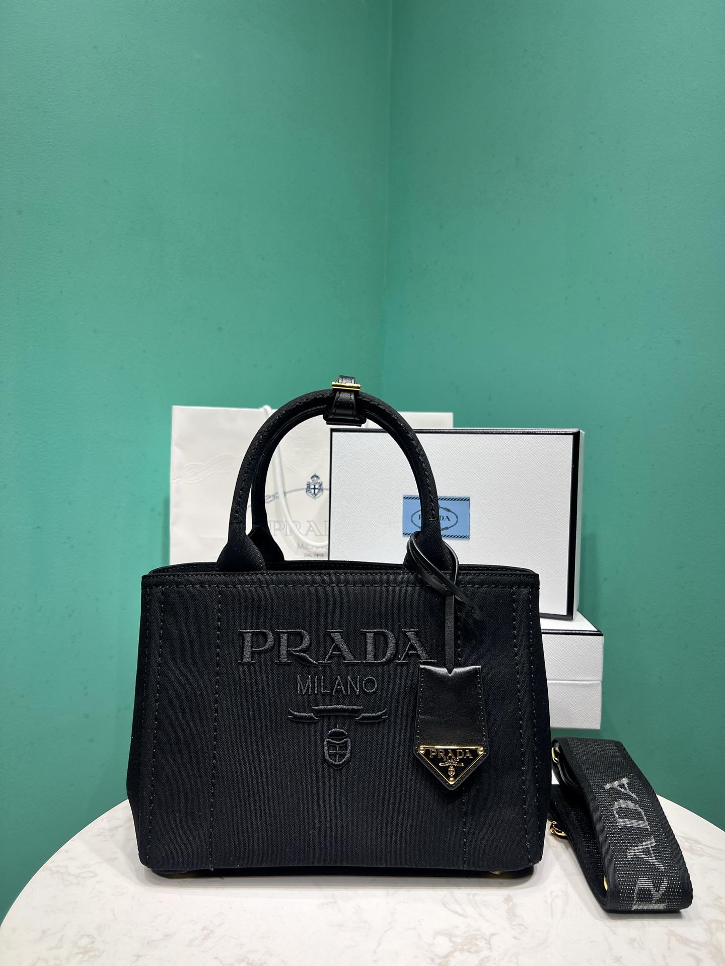 프라다 로고 자수 토트백 (정품급 해외배송)