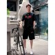 펜디 남성 캐주얼 라운드넥 반팔 반바지 세트 (해외배송)