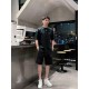 아크테릭스 남성 캐주얼 라운드넥 반팔 반바지 세트 (해외배송)