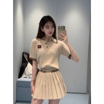 미우미우 폴로 칼라 반팔 니트 (해외배송)