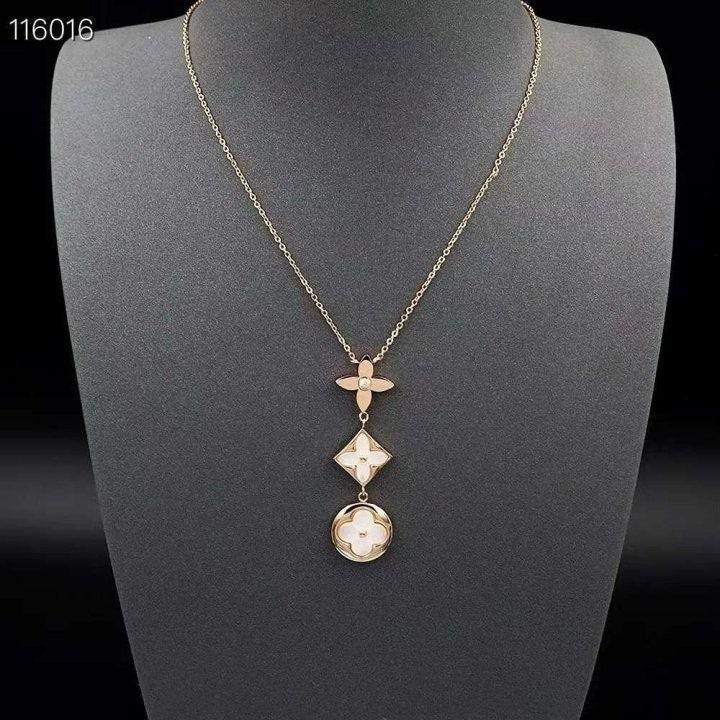 루이비통 LV 패턴 펜던트 줄 목걸이 (국내배송)