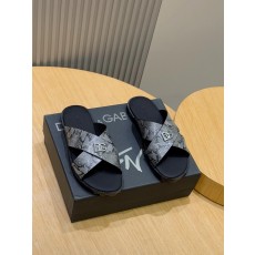돌체앤가바나 D&G 송아지 가죽 남성용 슬리퍼 (해외배송)