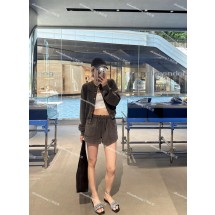 알렉산더왕 디스트레스드 그레이 숏 버튼 재킷 (해외배송)