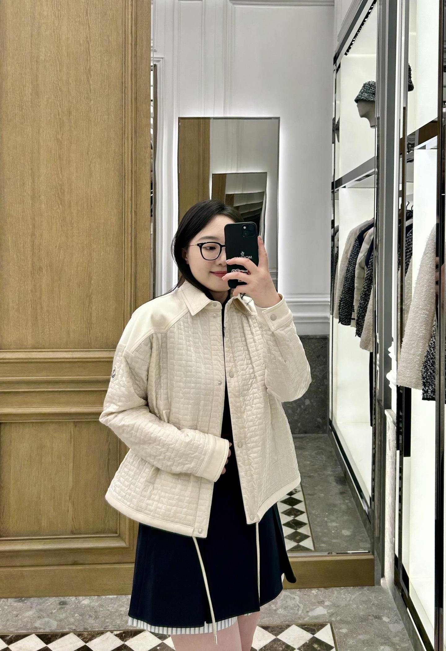 몽클레어 라펠 코튼 재킷 (해외배송)