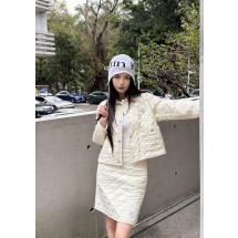 프라다 코듀로이 칼라 플레드 쇼트 코튼 재킷 2컬러 (해외배송)