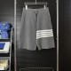 톰브라운 25ss 스트라이프 자카드 니트 반바지 (해외배송)