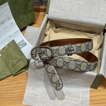구찌 G 홈데코 오벌 버클 GG 벨트 (정품급 해외배송)