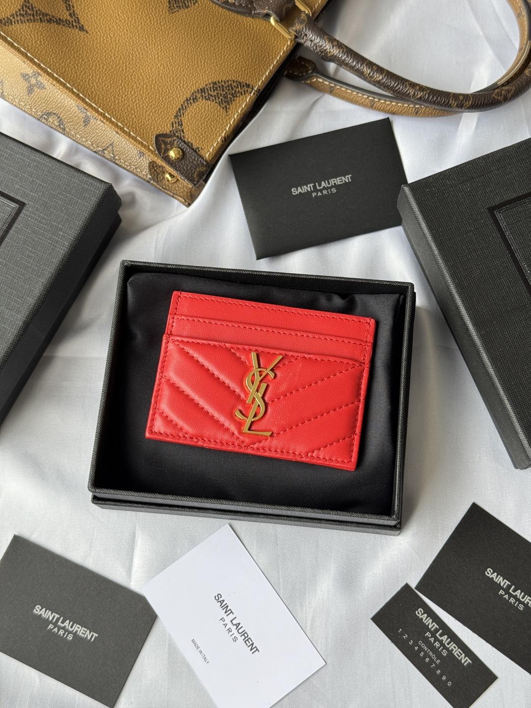 입생로랑 YSL 클래식 카드 홀더 (해외배송)